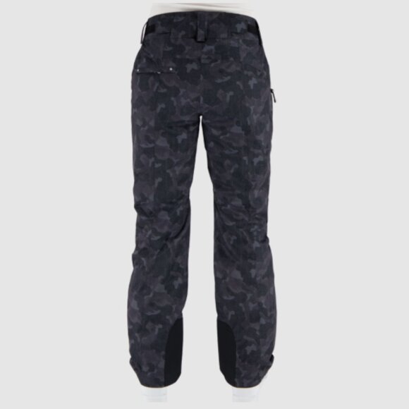 OBERMEYER Malta Snow Ski Pants HydroBlock Waterproof Grey Camo Women's 14 x 32" - Picture 1 of 16